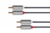 Kabel 2RCA-2RCA 1m Kruger&Matz Basic